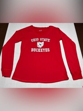 Ohio State Buckeyes V-Neck Long Sleeve Shirt
